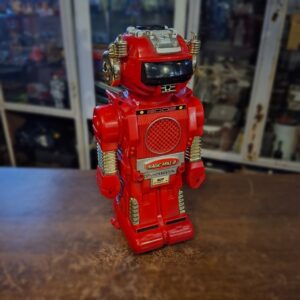 Robô de Brinquedo Vermelho 1984