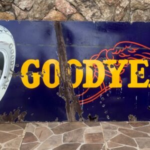 Placa Esmaltada Original Goodyear Anos 30/40