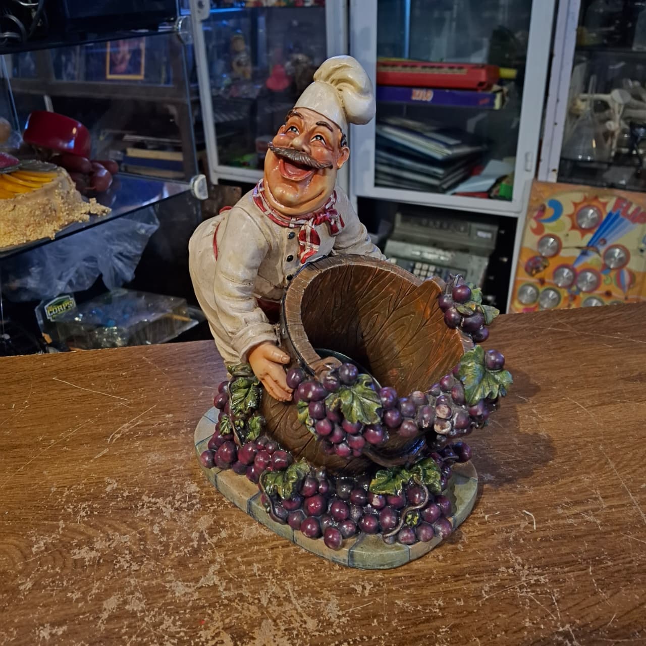 Chef de Cozinha Porta-Garrafa de Vinho