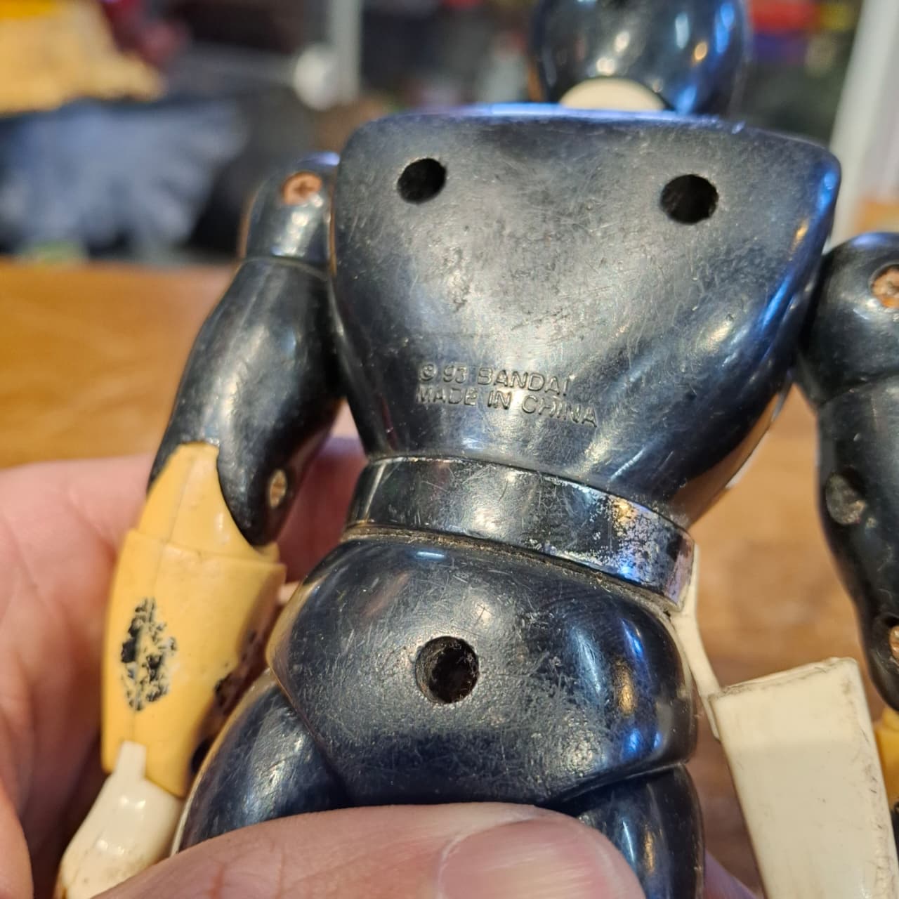 Boneco Power Rangers Ranger Preto Bandai 1993 - Imagem 3